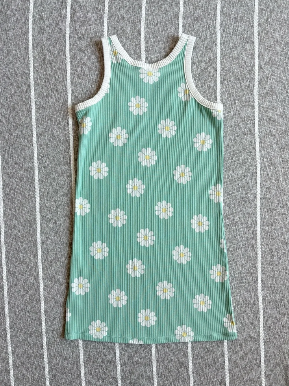 Old Navy Daisy Ribbed Tank Dress